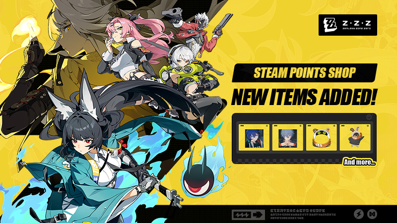 ???? New Zenless Zone Zero Items in the Steam Points Shop! ????