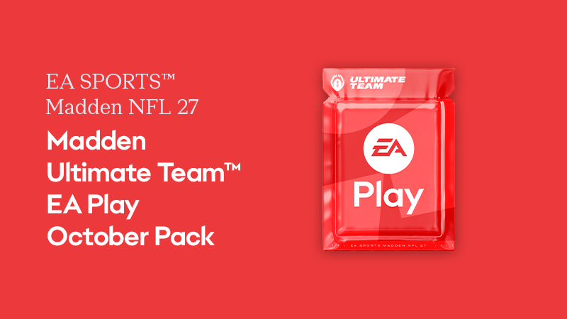 Get two Madden Ultimate Team™ EA Play* Packs