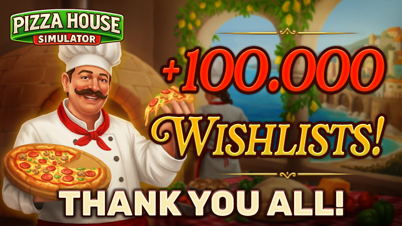 100,000 Wishlists! Pizza House 🍕 Opens Tomorrow!