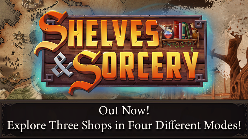 Out Now! Explore Three Shops in Four Different Modes!