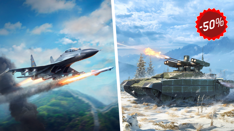 50% Off Vehicle Packs on Steam & the Gaijin Store!