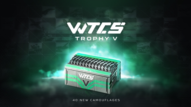 40 New Camouflages Now Available in the WTCS Trophy V!