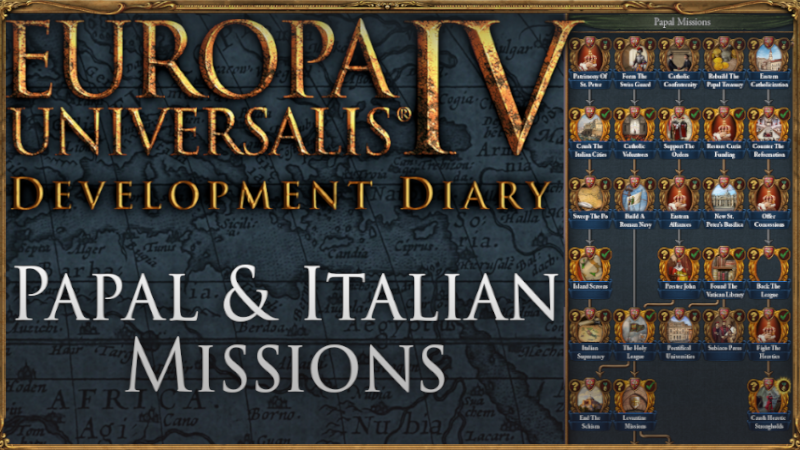 Europa Universalis - The German mission tree, as seen as in our latest Dev  Diary.