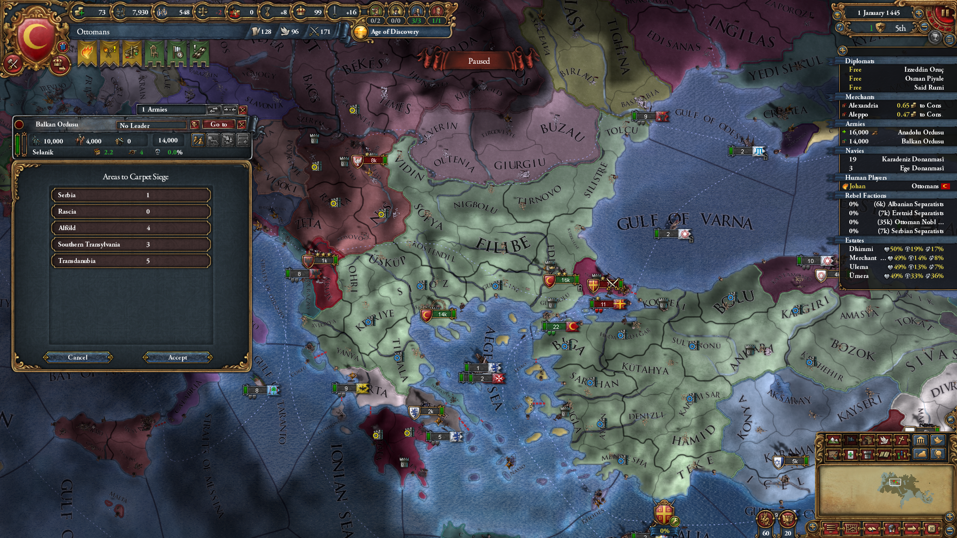 Europa Universalis 4 is getting war canoes in free update later this month