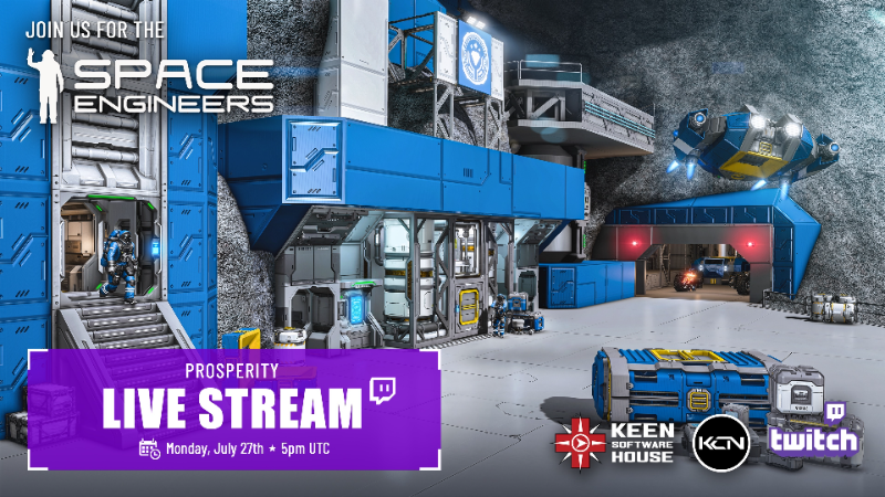 Space Engineers: Prosperity Launching July 27!