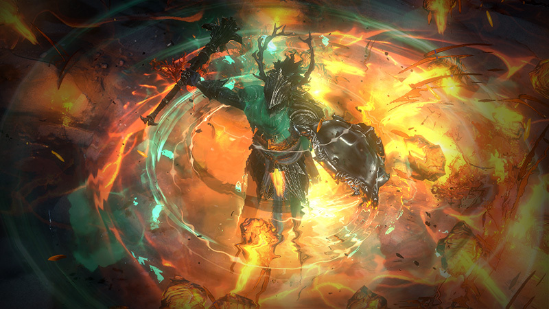 Path of Exile 1 Build Showcase: Spinning Magma Saboteur