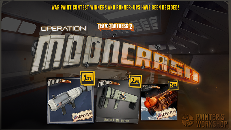 Operation Mooncrash War Paint Contest Results