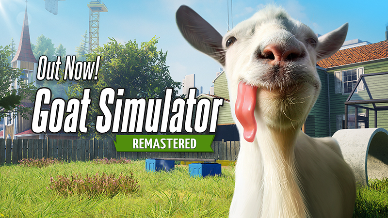 Pilgor’s baaaack! – Goat Simulator: Remastered is OUT NOW!