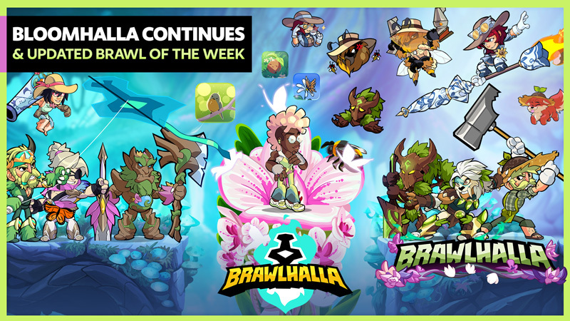 Brawlhalla - Vivi Joins the Legend Rotation! 1 More Week of Bloomhalla ...