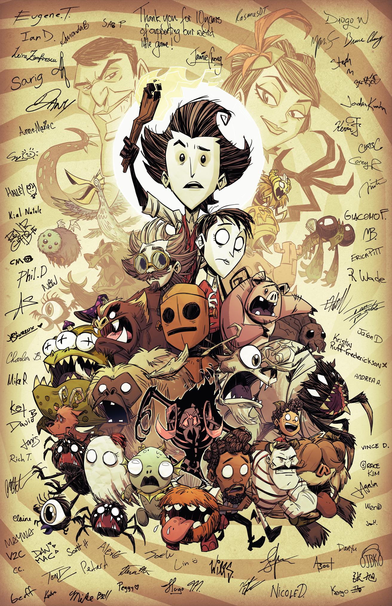 Cult of the Lamb celebrates one year with Don't Starve crossover