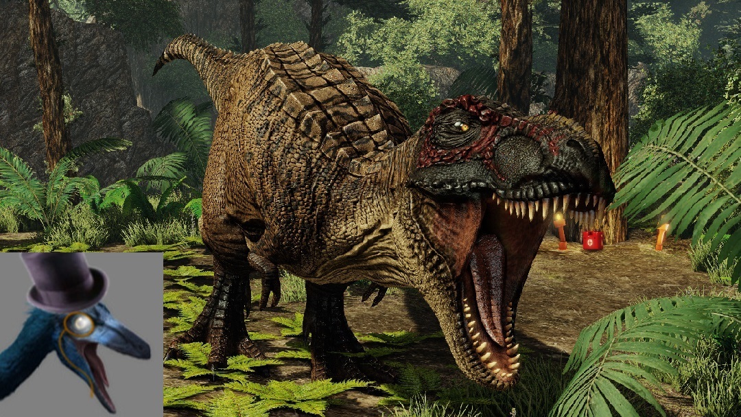 Play Midnight multiplayer dinosaur hunt