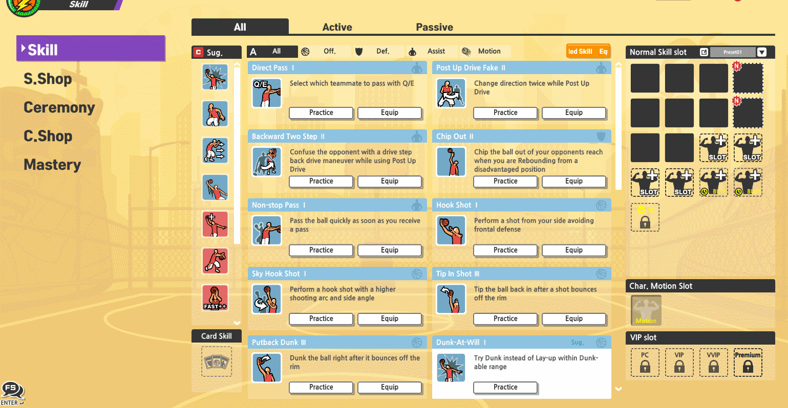 Lastly, Newbie Rookie Pass and Back to the Court for returnee event ...