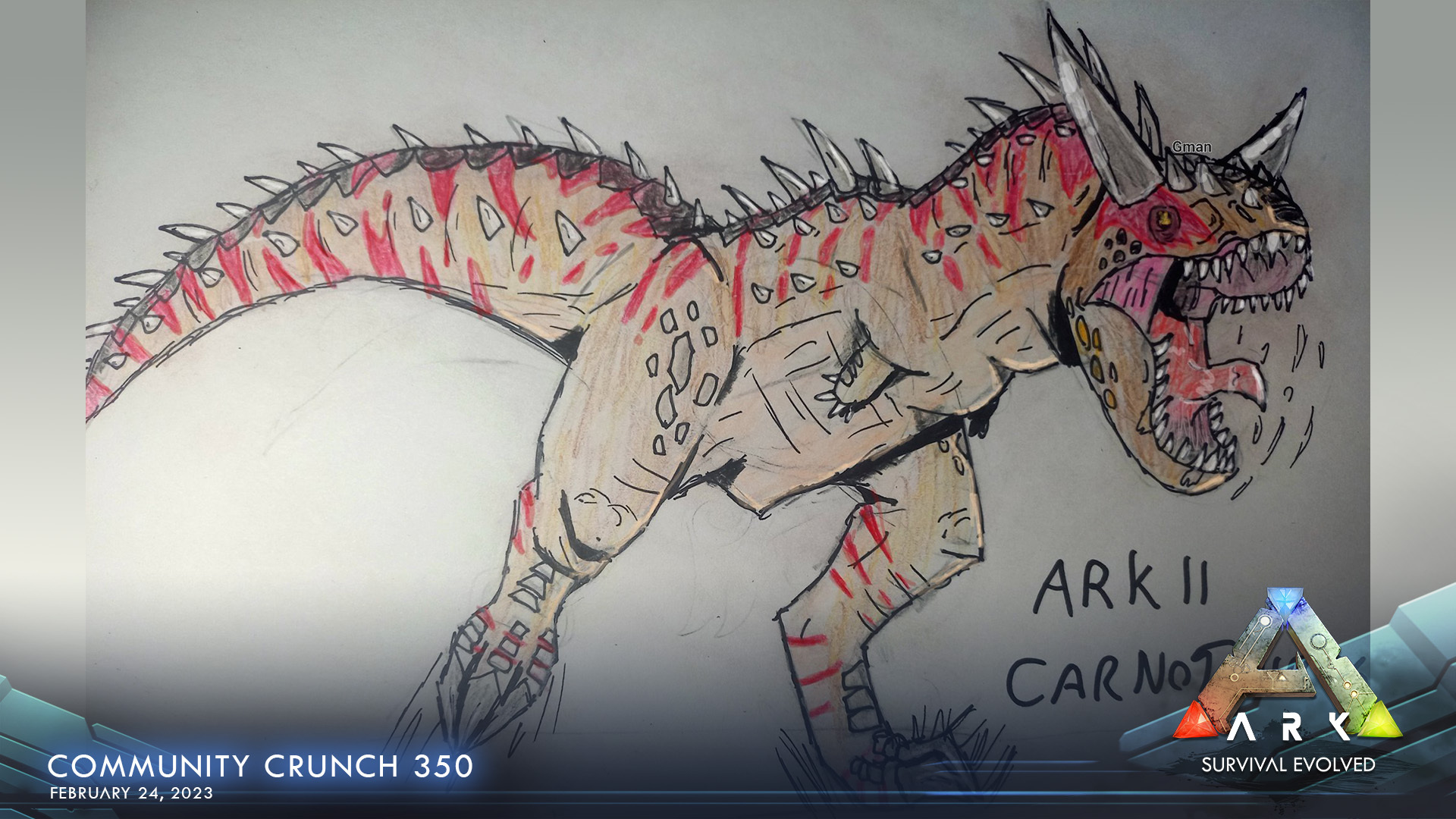 Community Crunch 349: ARK 2 Carnotaurus Concept, EVO Extension