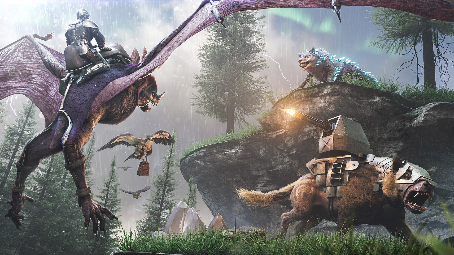 Ark: Survival of the Fittest com data na PS4