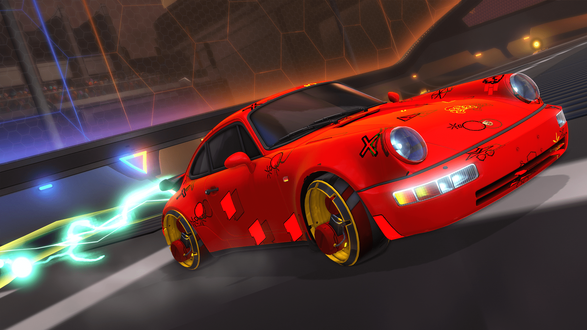 Friendly reminder about the hitbox issue (F1 Formula/Lightning McQueen) : r/ RocketLeague