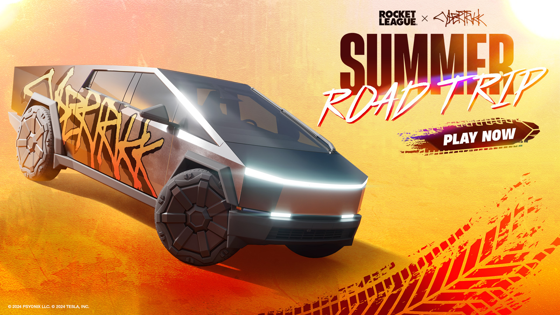 Unlock The Cybertruck On A Rocket League Summer Road Trip Rocket 