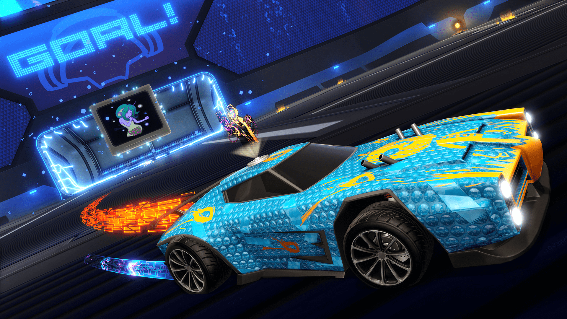 LIGHTNING MCQUEEN DECAL FOR DOMINUS – Rocket League Mods