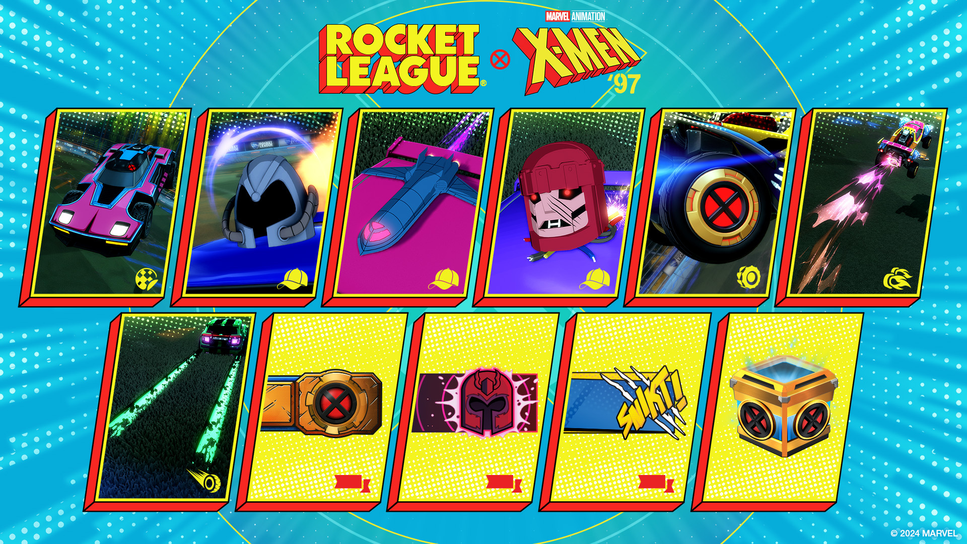 To Me My X Men Mutate Your Ride In The Rocket League X Men 97 