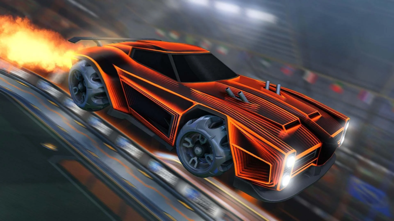 The Lightning McQueen Car Body Hits the Soccar Pitch in Rocket League