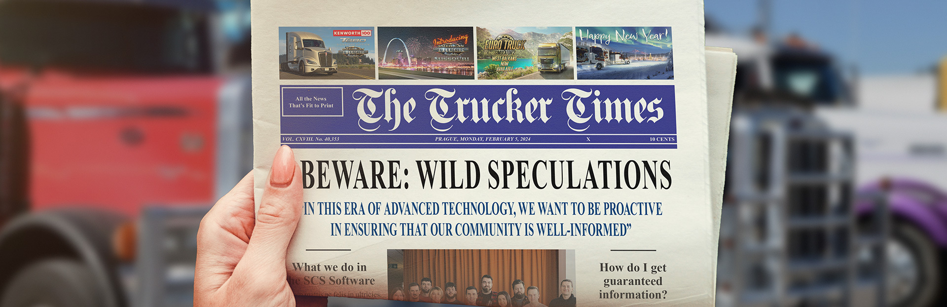 Beware: Wild Speculations - American Truck Simulator - Special Transport