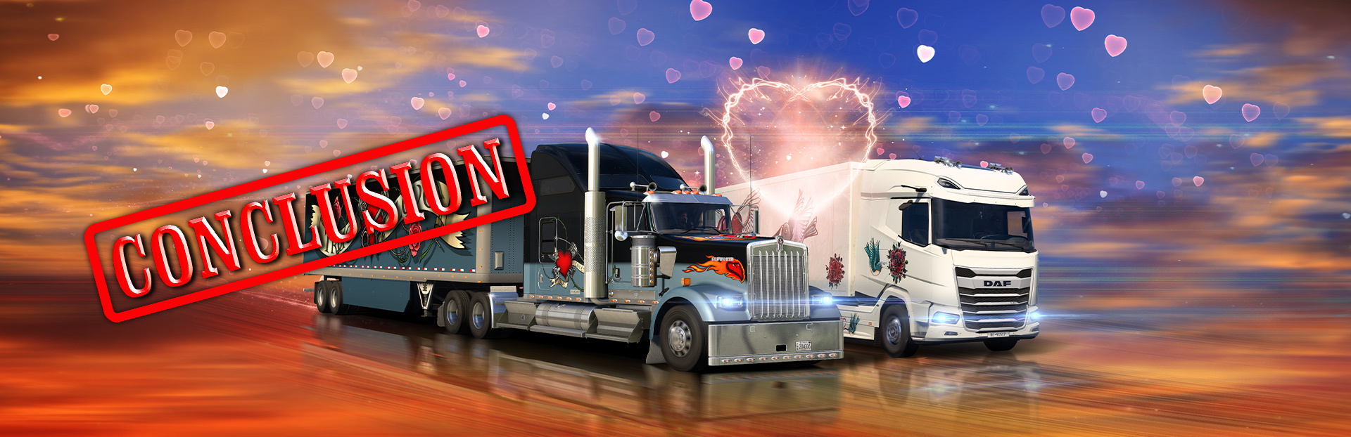 Haulin' Hearts Event Conclusion - American Truck Simulator - Special Transport