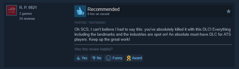 Steam Review Graphic