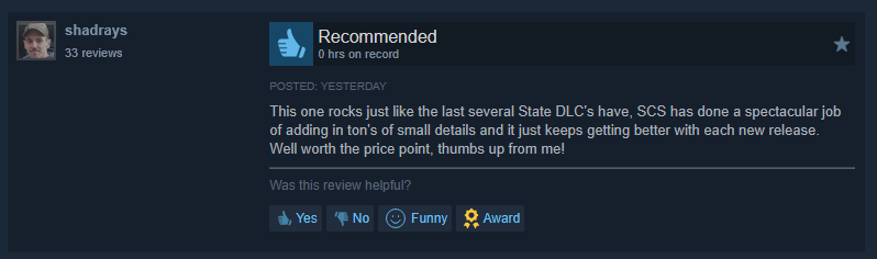 Steam Review Graphic