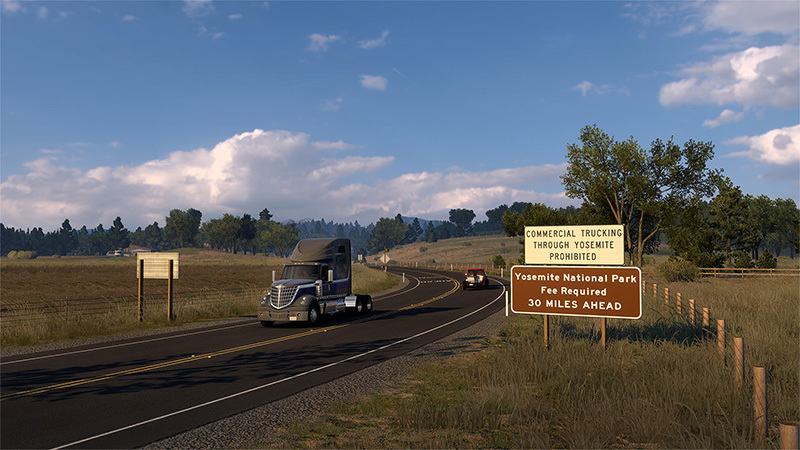 Revamped Yosemite National Park in American Truck Simulator’s California Expansion