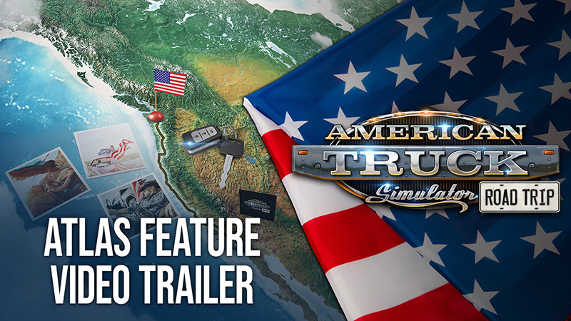 Трейлер обновления Atlas для American Truck Simulator Трейлер обновления Atlas для American Truck Simulator