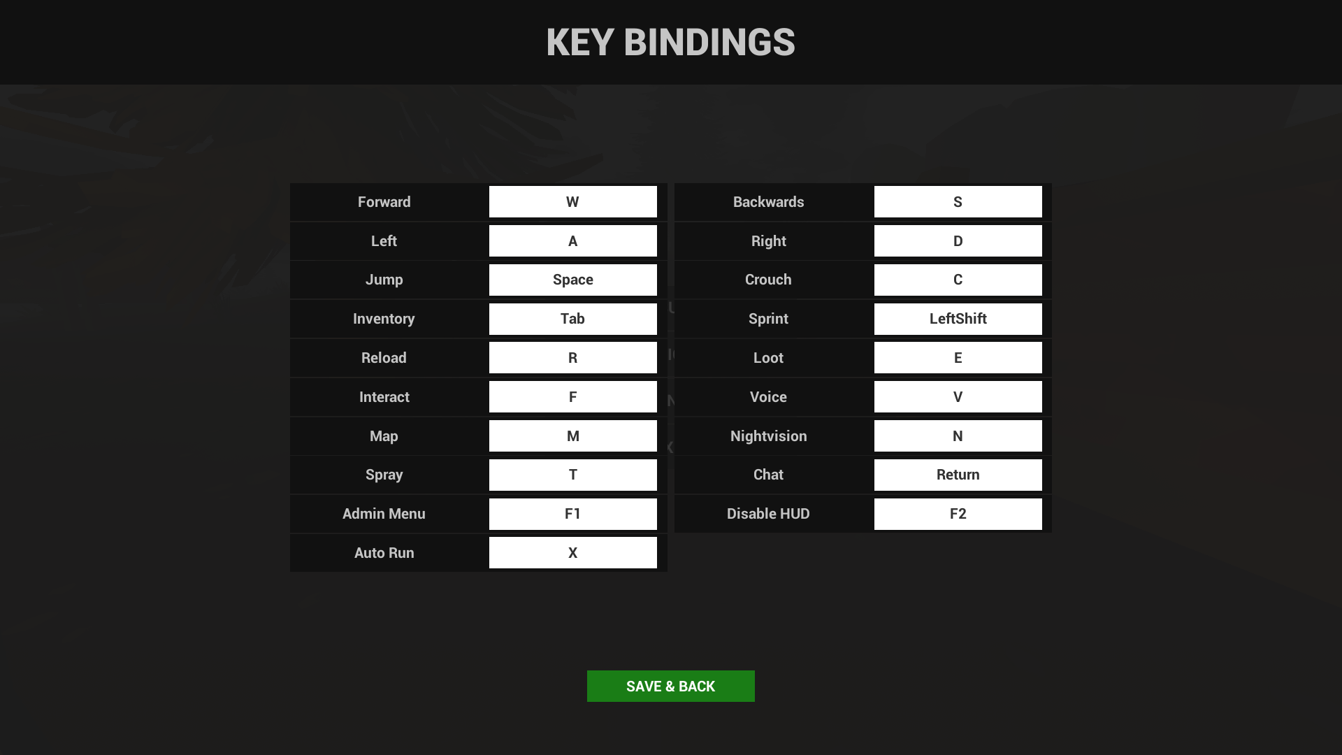 You can now set your key bindings ingame via the pause menu!