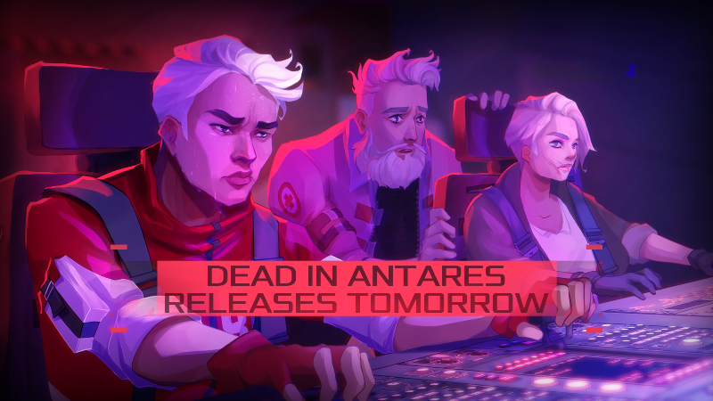 Dead in Antares will be available TOMORROW!