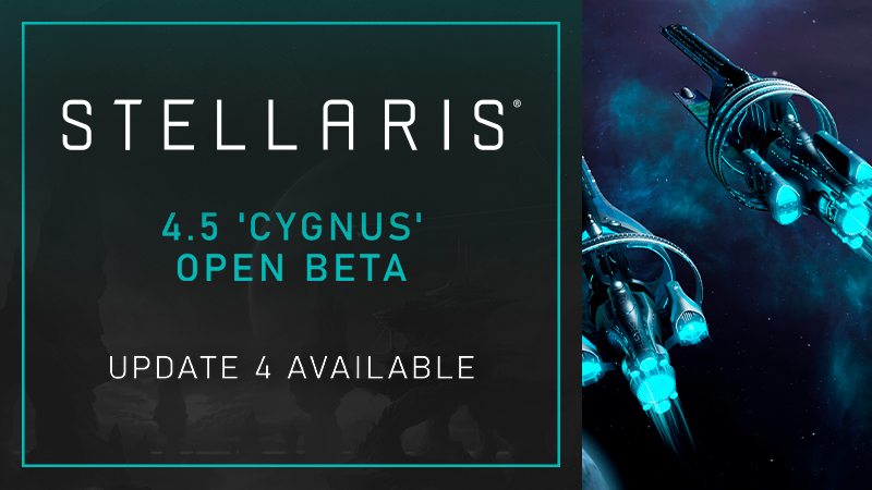 Stellaris 4.5 'Cygnus' Open Beta Update 4 (e6fd)
