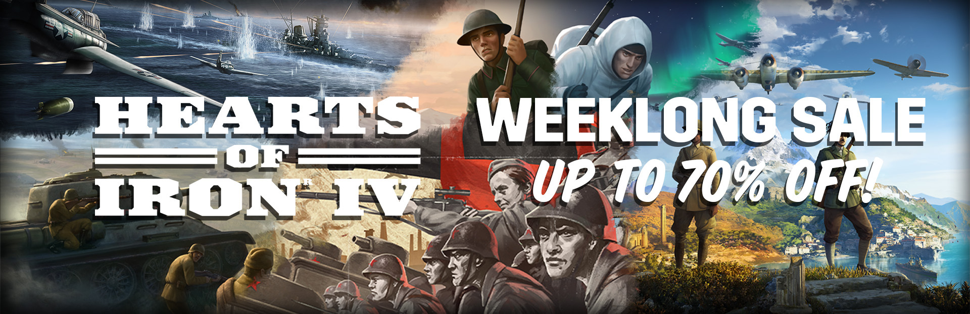 Hearts of Iron Weeklong Sale!