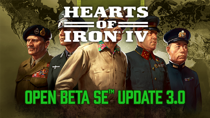 HOI IV | Open Beta SE™ Update 3.03