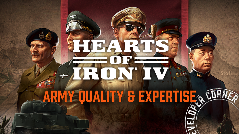 Дневник разработчиков HOI IV: Качество и опыт армии Дневник разработчиков HOI IV: Качество и опыт армии